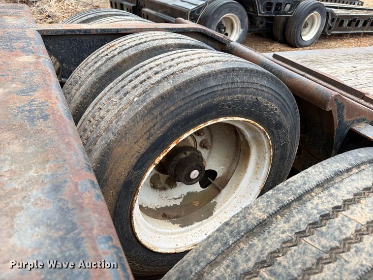 image for item EE1410 1973 Cozad lowboy equipment trailer