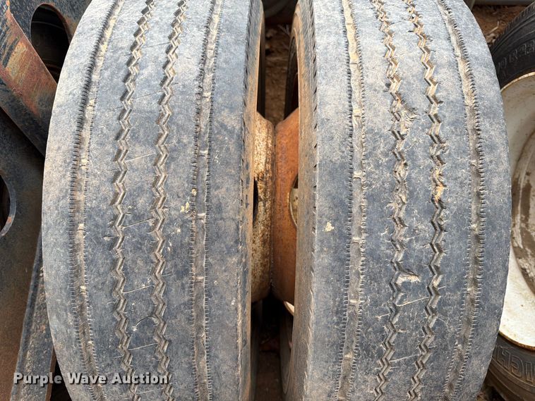 image for item EE1410 1973 Cozad lowboy equipment trailer