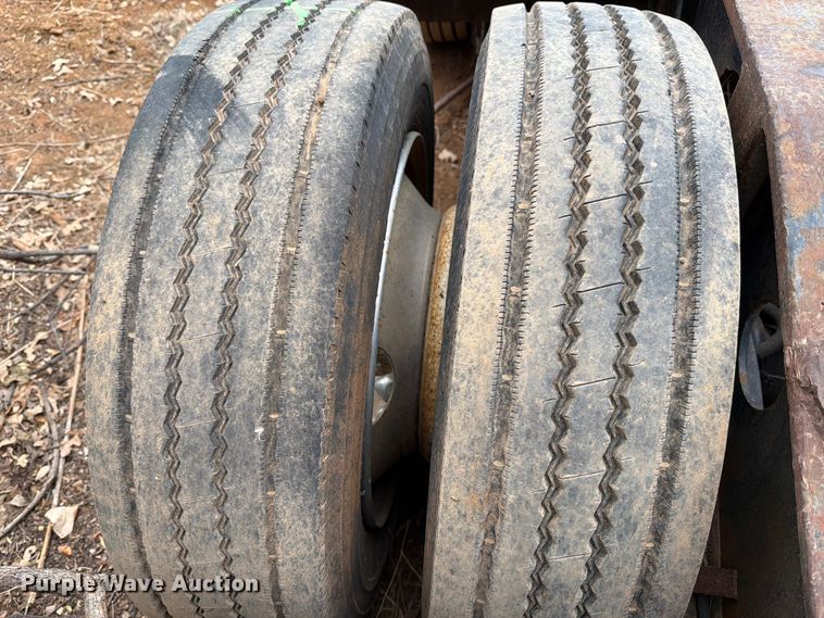 image for item EE1410 1973 Cozad lowboy equipment trailer