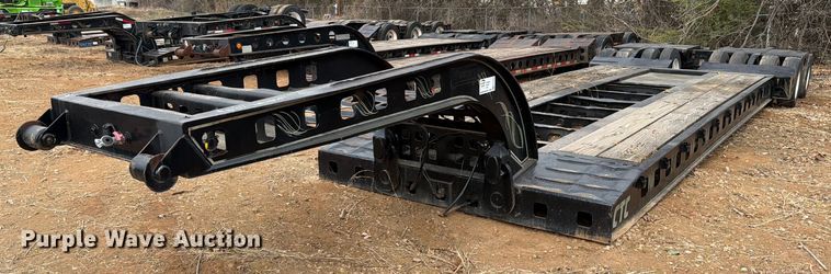 image for item EE1411 1984 Siebert lowboy equipment trailer