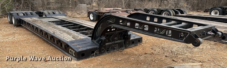 image for item EE1411 1984 Siebert lowboy equipment trailer