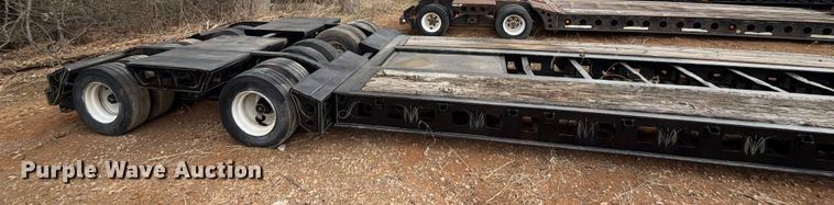 image for item EE1411 1984 Siebert lowboy equipment trailer