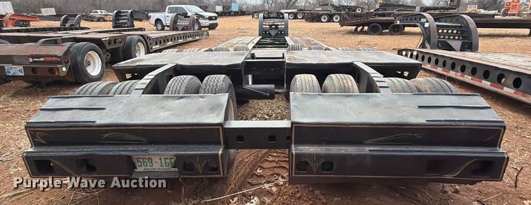 image for item EE1411 1984 Siebert lowboy equipment trailer