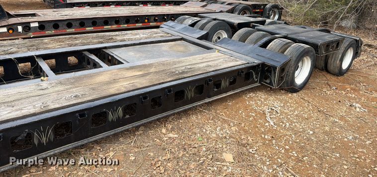 image for item EE1411 1984 Siebert lowboy equipment trailer