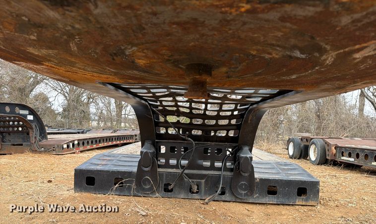 image for item EE1411 1984 Siebert lowboy equipment trailer