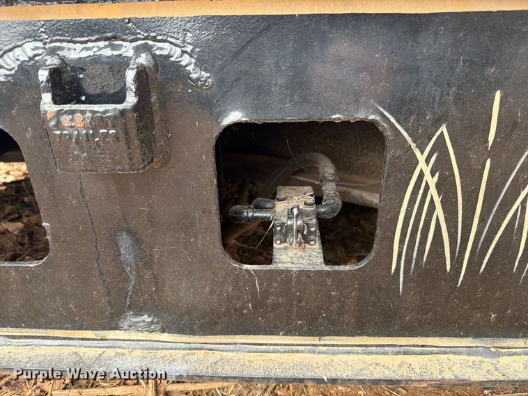 image for item EE1411 1984 Siebert lowboy equipment trailer