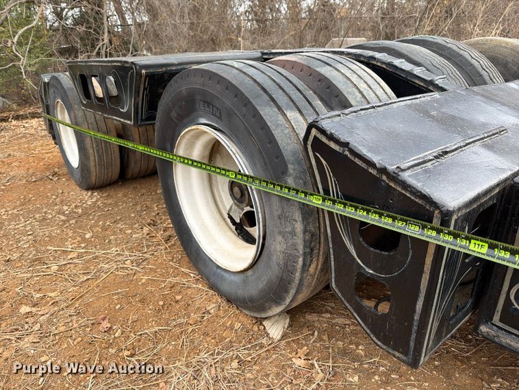 image for item EE1411 1984 Siebert lowboy equipment trailer