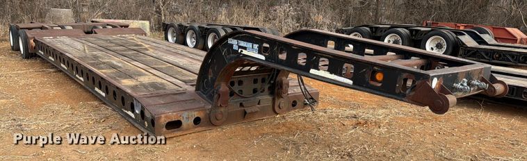 image for item EE1412 1985 Cozad lowboy equipment trailer
