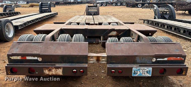 image for item EE1412 1985 Cozad lowboy equipment trailer