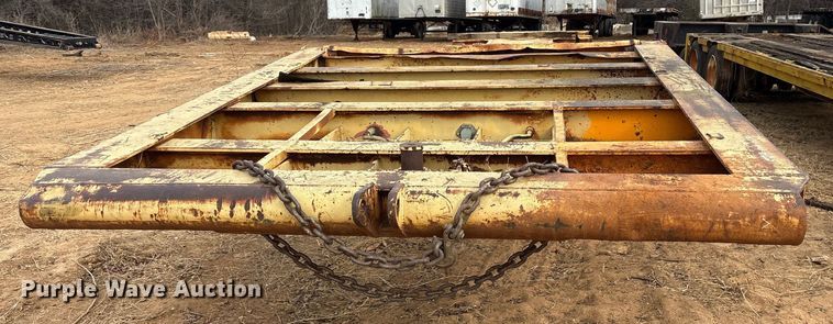 image for item EE1420 1974 Load King lowboy equipment trailer