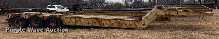 image for item EE1420 1974 Load King lowboy equipment trailer