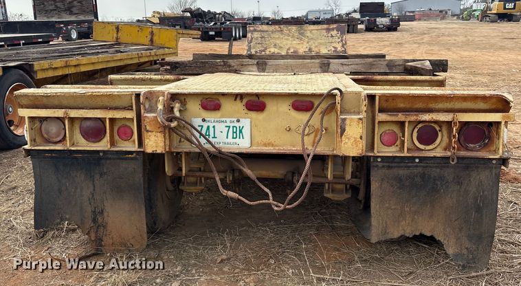 image for item EE1420 1974 Load King lowboy equipment trailer