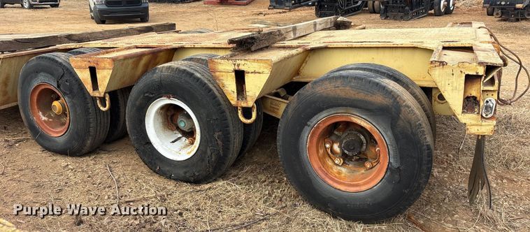 image for item EE1420 1974 Load King lowboy equipment trailer
