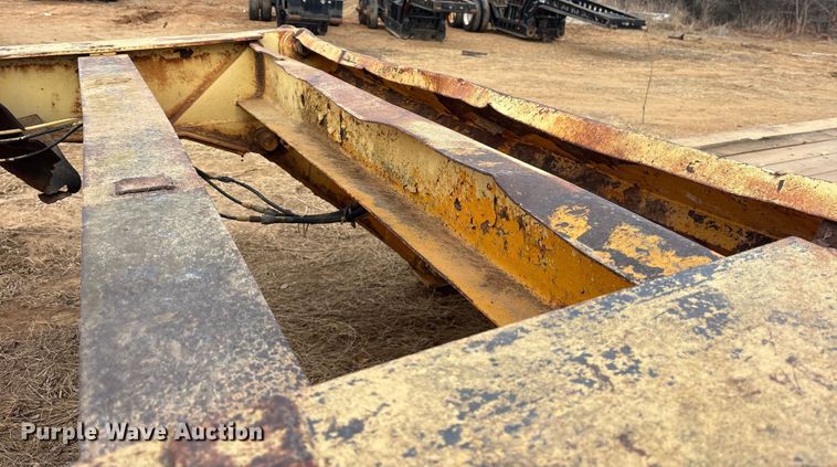 image for item EE1420 1974 Load King lowboy equipment trailer