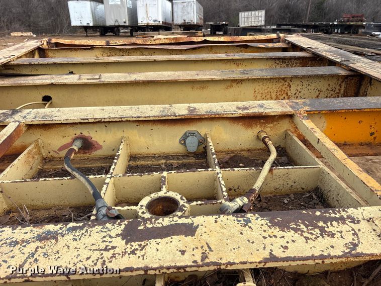 image for item EE1420 1974 Load King lowboy equipment trailer
