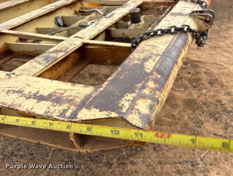 image for item EE1420 1974 Load King lowboy equipment trailer