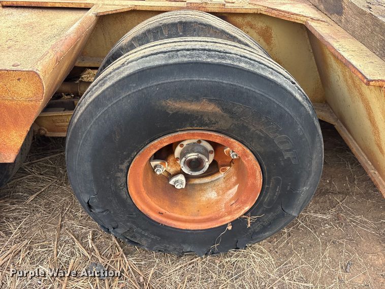 image for item EE1420 1974 Load King lowboy equipment trailer