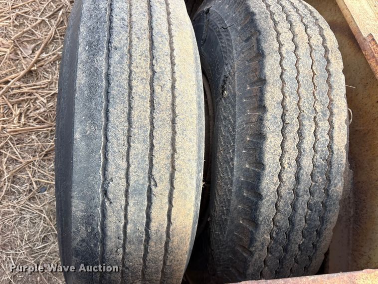 image for item EE1420 1974 Load King lowboy equipment trailer