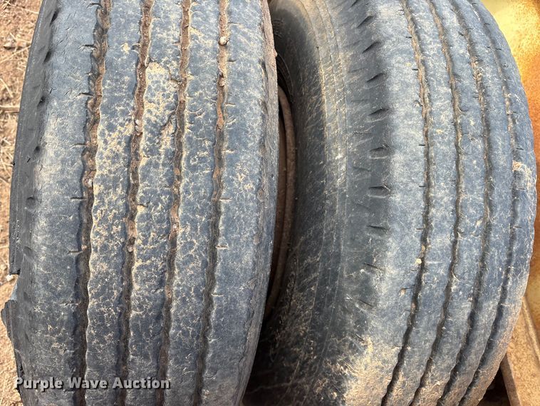 image for item EE1420 1974 Load King lowboy equipment trailer