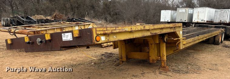 image for item EE1421 1979 Transcraft DTX-20-43 drop deck trailer