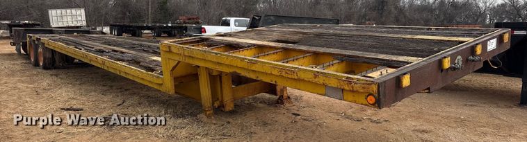 image for item EE1421 1979 Transcraft DTX-20-43 drop deck trailer