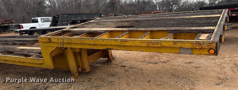 image for item EE1421 1979 Transcraft DTX-20-43 drop deck trailer