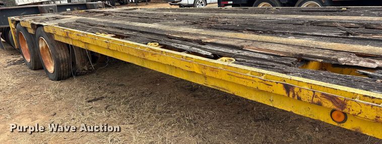 image for item EE1421 1979 Transcraft DTX-20-43 drop deck trailer