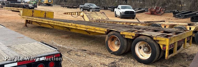 image for item EE1421 1979 Transcraft DTX-20-43 drop deck trailer