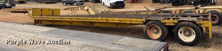image for item EE1421 1979 Transcraft DTX-20-43 drop deck trailer