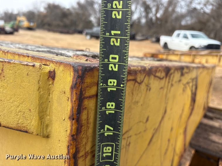 image for item EE1421 1979 Transcraft DTX-20-43 drop deck trailer