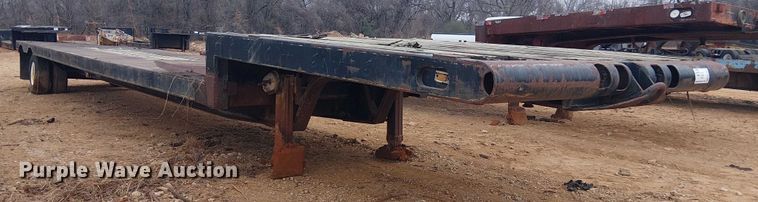 image for item EE1429 1976 Nabors drop deck trailer