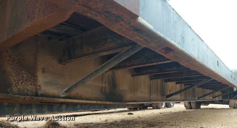 image for item EE1429 1976 Nabors drop deck trailer
