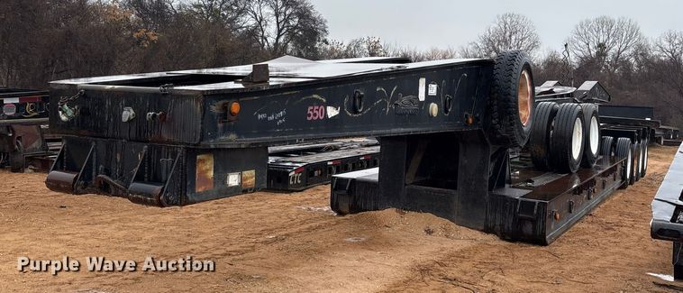 image for item EE1436 1964 Loadcraft M4-910-DDSLB lowboy equipment trailer