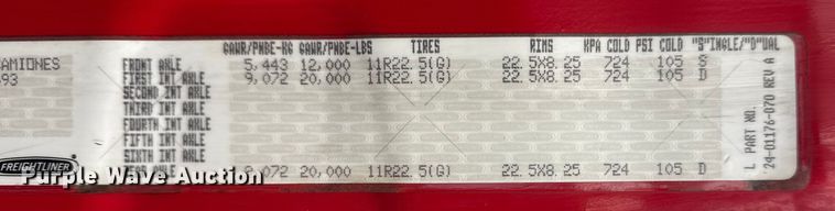 image for item EG2038 2013 Freightliner Cascadia semi truck