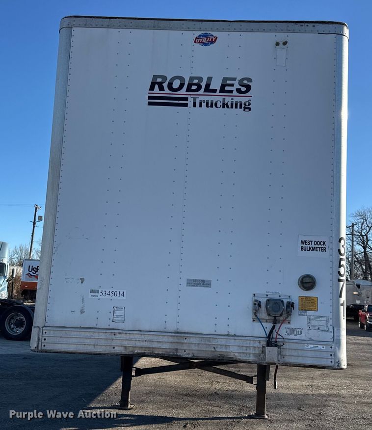 image for item EN0480 2013 Utility Trailer VS2DX dry van trailer