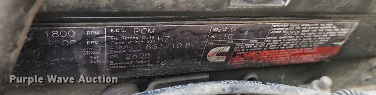 image for item EO4983 2000 Volvo WG sewer jetter truck