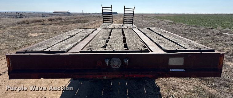 image for item EP2877 1982 Fruehauf PB-J2-DF19-42 drop deck equipment trailer