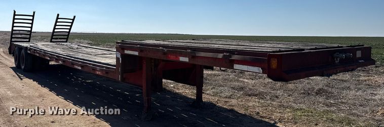 image for item EP2877 1982 Fruehauf PB-J2-DF19-42 drop deck equipment trailer