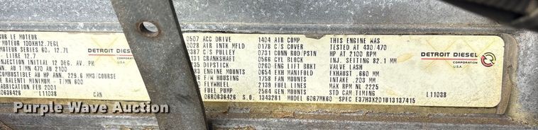 image for item ES8539 2001 Peterbilt 379 semi truck