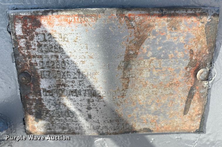 image for item ET8649 1987 Interstate equipment trailer