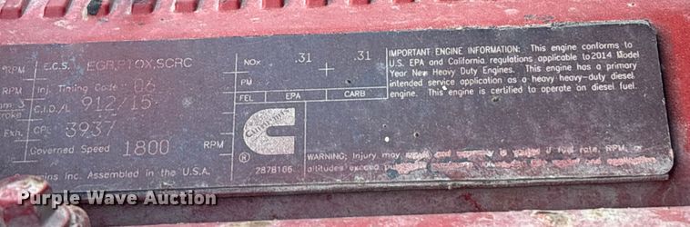 image for item FK1121 2015 Kenworth T880 semi truck