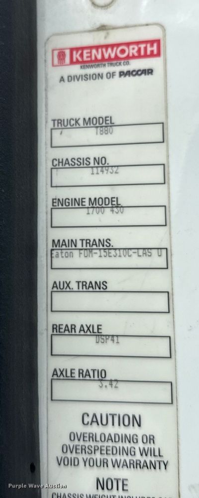 image for item FK1560 2016 Kenworth T880 semi truck