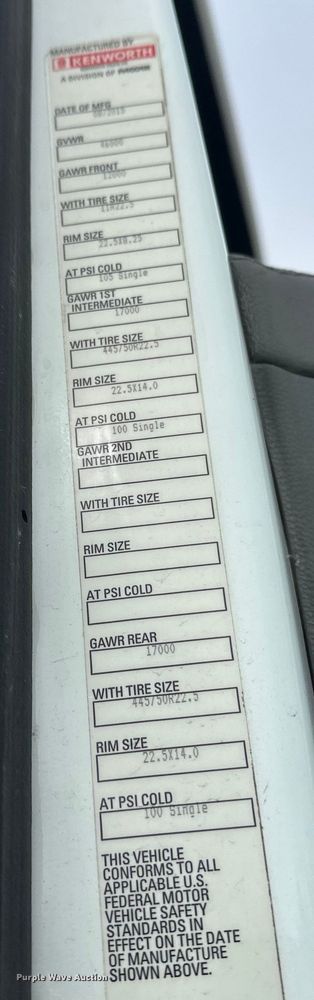 image for item FK1560 2016 Kenworth T880 semi truck