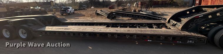 image for item FK2526 1990 Siebert lowboy equipment trailer