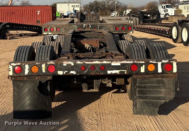 image for item FK2526 1990 Siebert lowboy equipment trailer