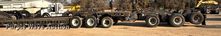 image for item FK2526 1990 Siebert lowboy equipment trailer