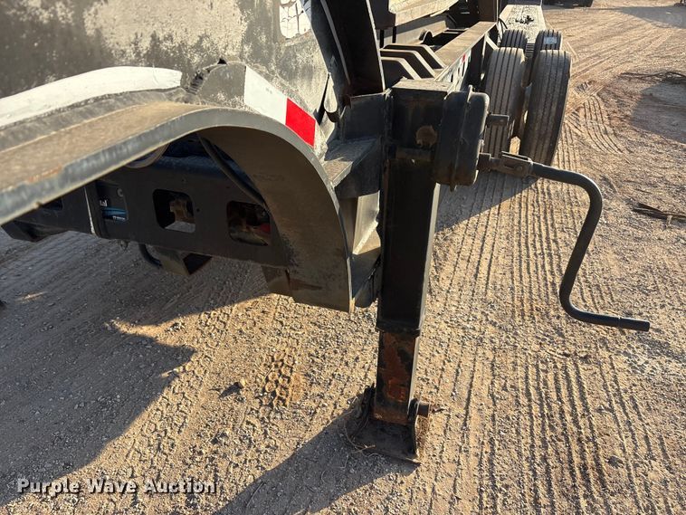 image for item FK2526 1990 Siebert lowboy equipment trailer