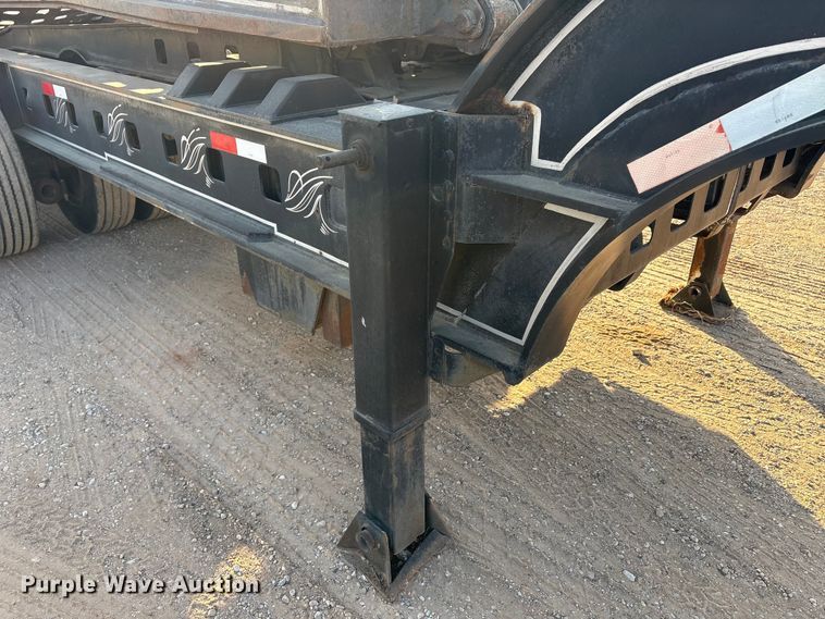 image for item FK2526 1990 Siebert lowboy equipment trailer