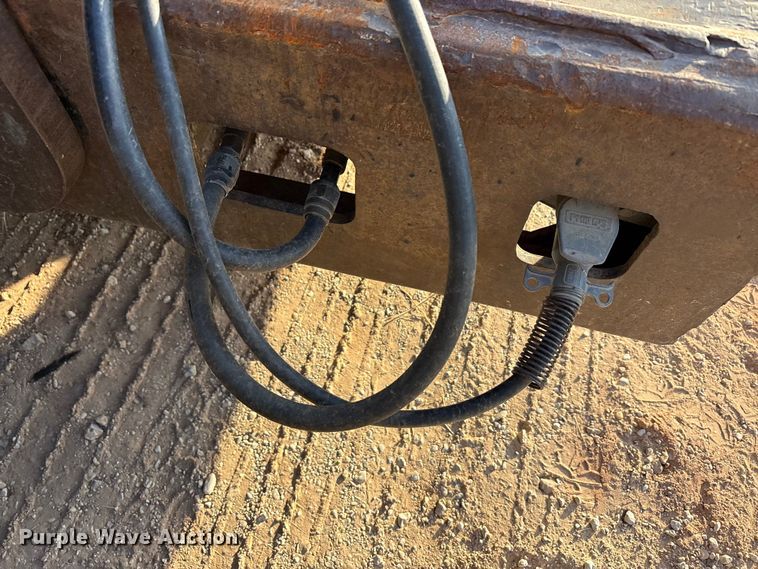 image for item FK2526 1990 Siebert lowboy equipment trailer