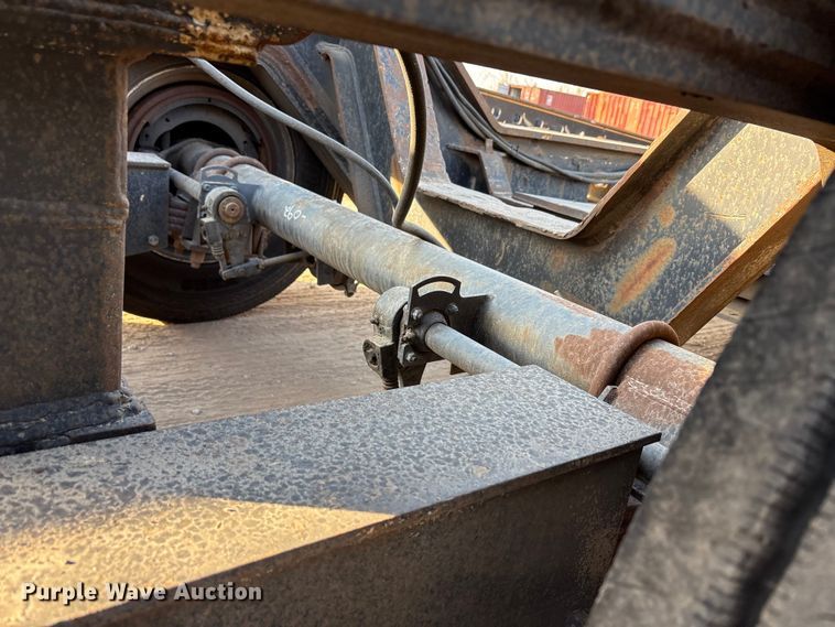 image for item FK2526 1990 Siebert lowboy equipment trailer